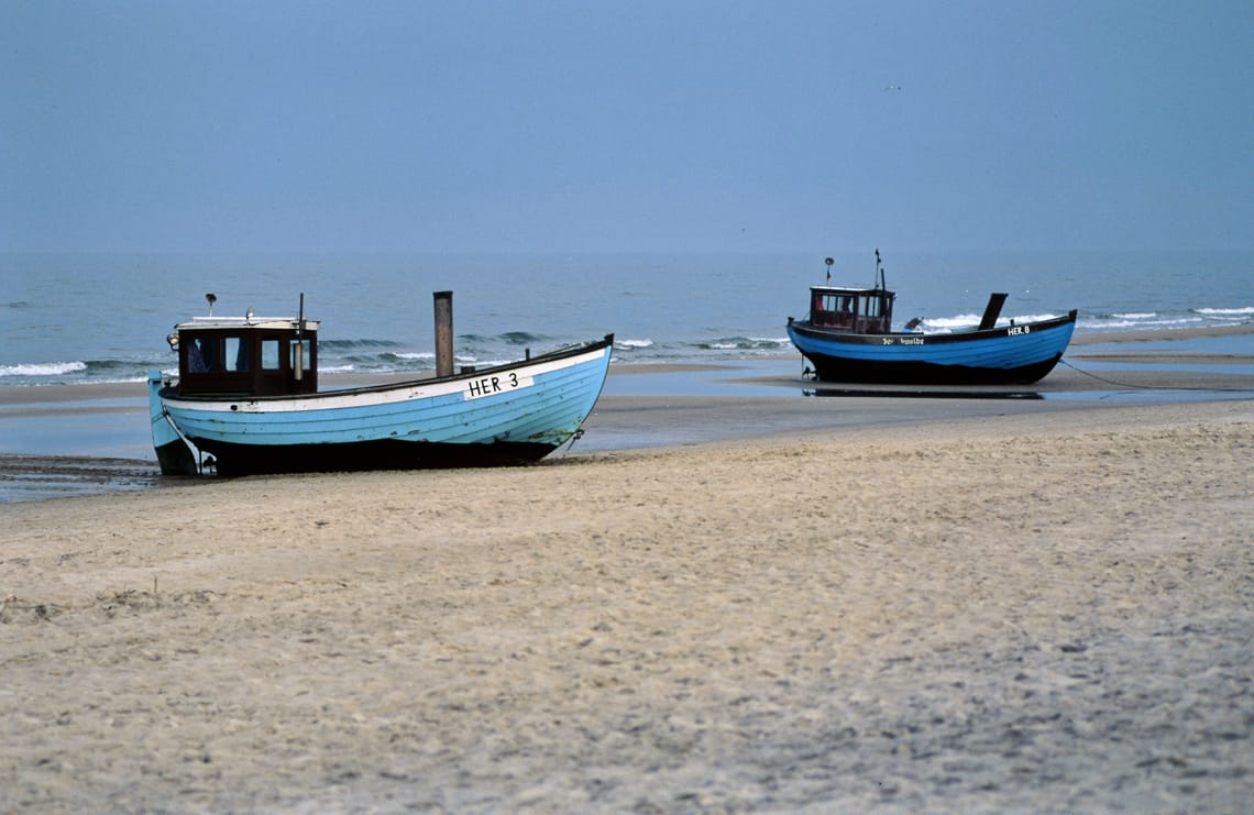0088 Usedom - Boote am Strand