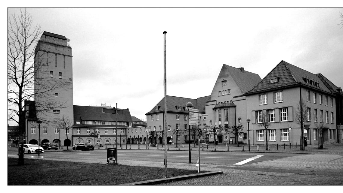 0442 Delmenhorst, Wasserturm, Rathaus
